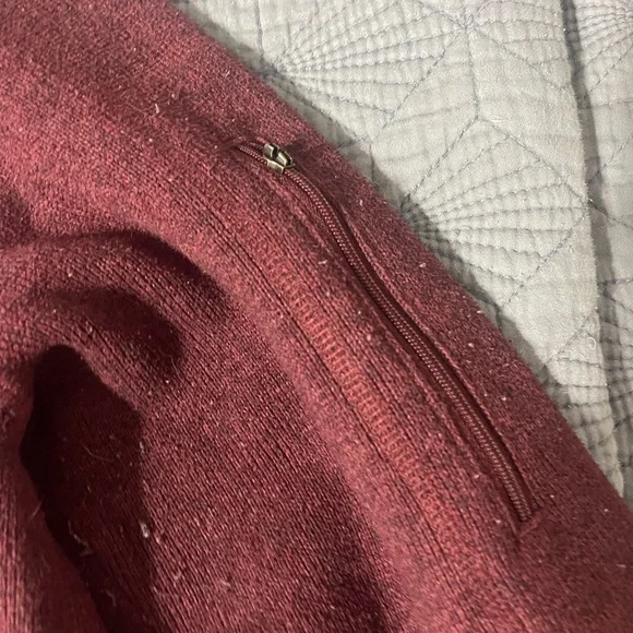 Patagonia Maroon Fleece Jacket Full-Zip - Picture 4 of 5